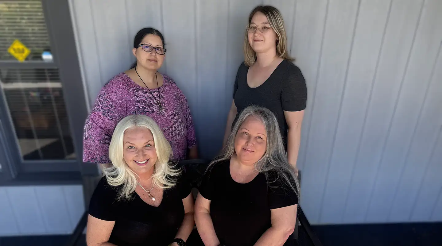 about the office staff group photo